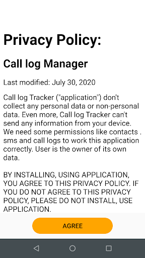 Call Log and sms manager - عکس برنامه موبایلی اندروید