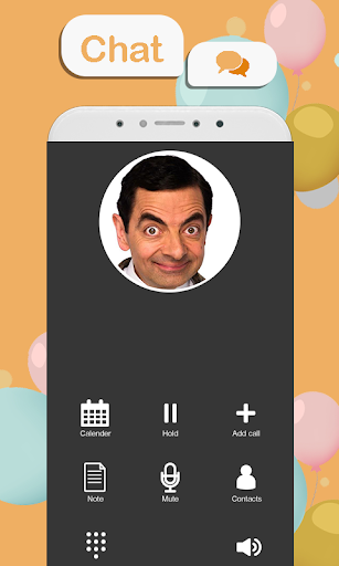 Fake call from Mr.Funny - funny video call prank - Image screenshot of android app