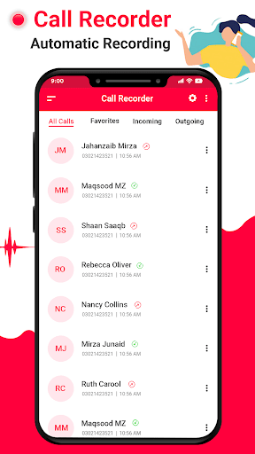 Auto Call Recorder - عکس برنامه موبایلی اندروید