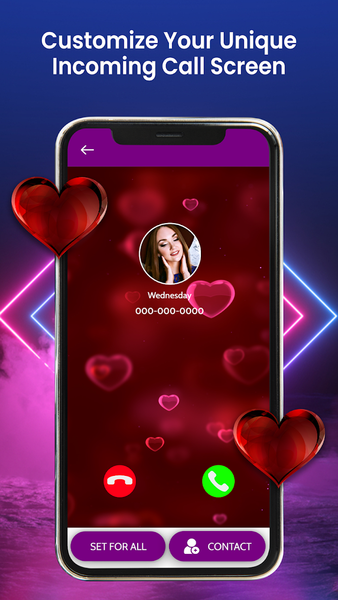 Call Screen - Color Your Call - عکس برنامه موبایلی اندروید