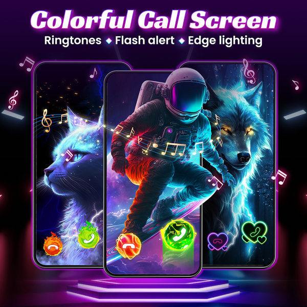 Call Screen & Edge Lighting - Image screenshot of android app