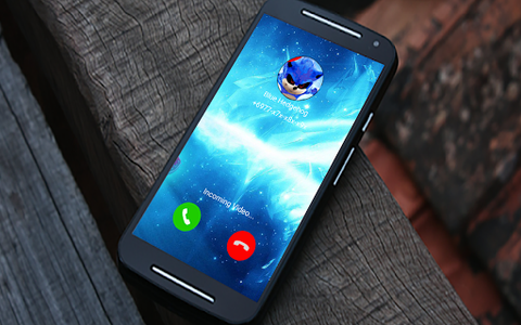New Call Prank From Sonnic - Video Call Hedgehog - عکس برنامه موبایلی اندروید