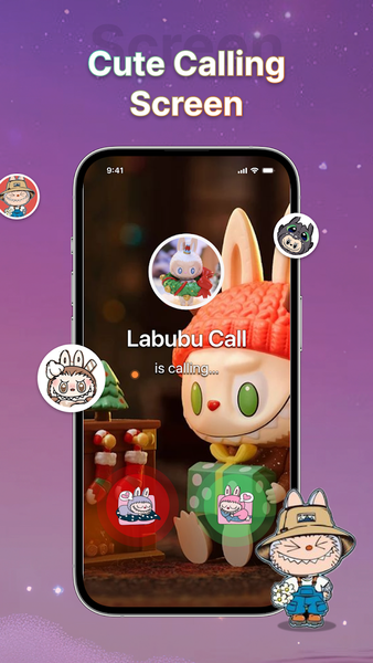 Labubu Color Call Theme - عکس برنامه موبایلی اندروید