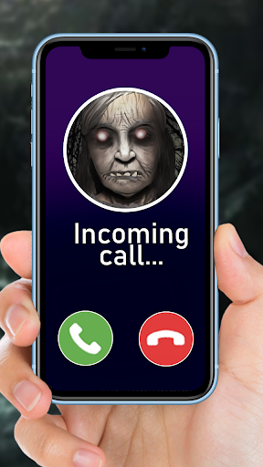Creepy Grandma Video Call - عکس برنامه موبایلی اندروید