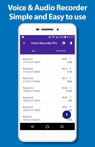 Easy Voice Recorder Audio Pro - عکس برنامه موبایلی اندروید