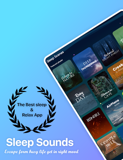 Sleepy Sounds - Relaxing Music - عکس برنامه موبایلی اندروید