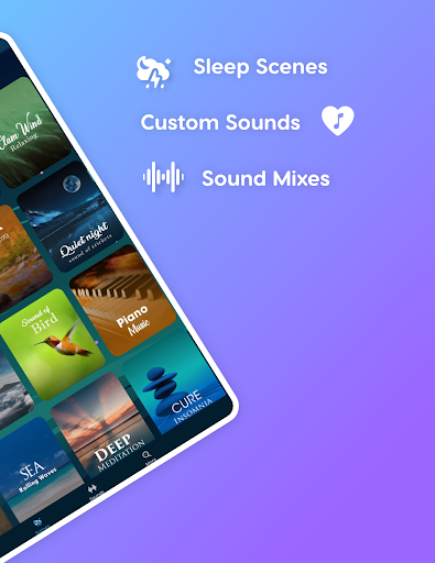Sleepy Sounds - Relaxing Music - عکس برنامه موبایلی اندروید