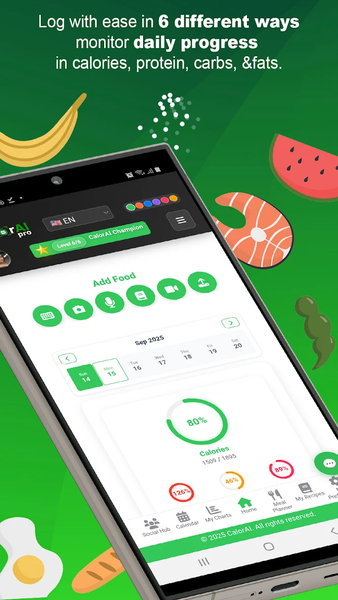 CalorAI — AI Calorie Tracker - عکس برنامه موبایلی اندروید