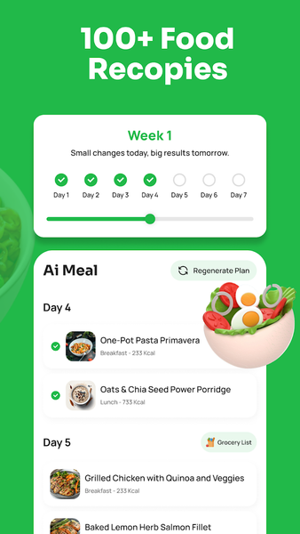 CaloVision: AI Calorie Counter - Image screenshot of android app