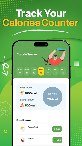 Calorie Counter: Diet, Fasting - عکس برنامه موبایلی اندروید