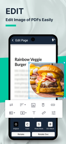 PDF scanner- Document scanner - عکس برنامه موبایلی اندروید