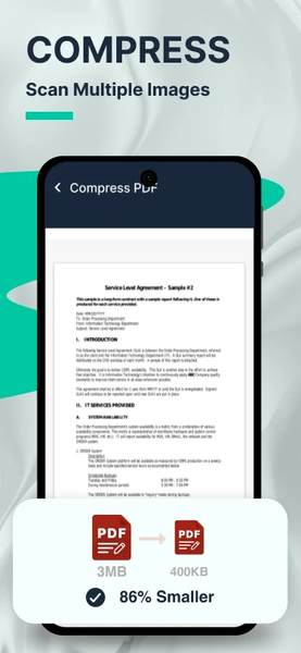 PDF scanner- Document scanner - عکس برنامه موبایلی اندروید