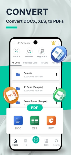 PDF scanner- Document scanner - عکس برنامه موبایلی اندروید