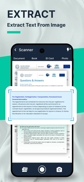 PDF scanner- Document scanner - عکس برنامه موبایلی اندروید
