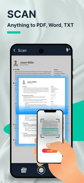 PDF scanner- Document scanner - عکس برنامه موبایلی اندروید