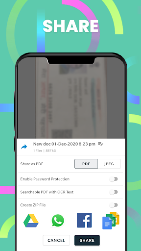 Scanner Go: PDF Scanner App - عکس برنامه موبایلی اندروید