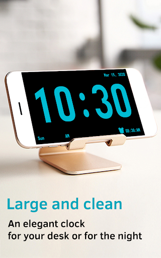 Huge Digital Clock Widget - عکس برنامه موبایلی اندروید