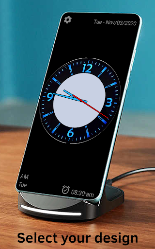 Huge Analog Clock - Image screenshot of android app