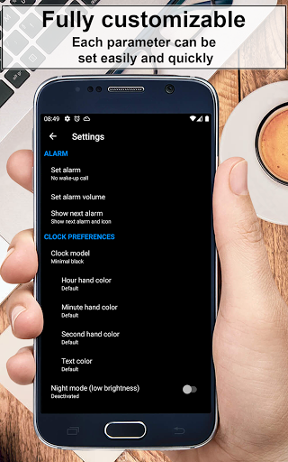 Huge Analog Clock - Image screenshot of android app