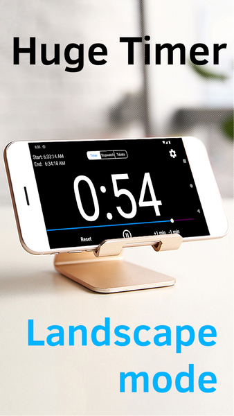 Huge Timer Stopwatch Tabata - Image screenshot of android app