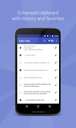 Easy Copy -The smart Clipboard - عکس برنامه موبایلی اندروید