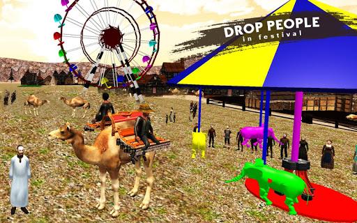 Camel Simulator Transporter Game - Gameplay image of android game