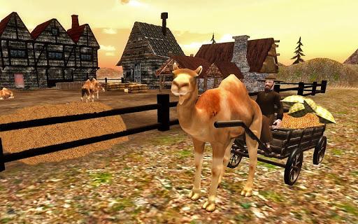 Camel Simulator Transporter Game - Gameplay image of android game