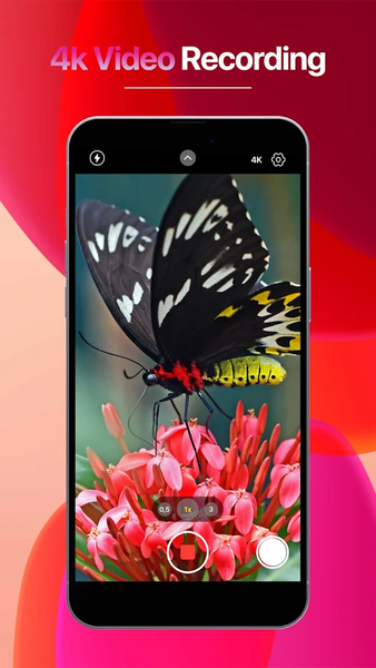 Camera 4K Phone 15, Selfie 360 - Image screenshot of android app