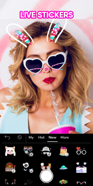 Selfie camera - Beauty camera & Makeup camera - Image screenshot of android app