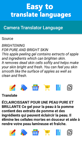 Camera Translator - Image screenshot of android app