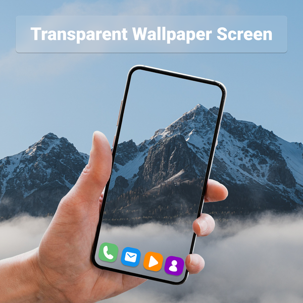 Transparent Wallpaper Screen - عکس برنامه موبایلی اندروید