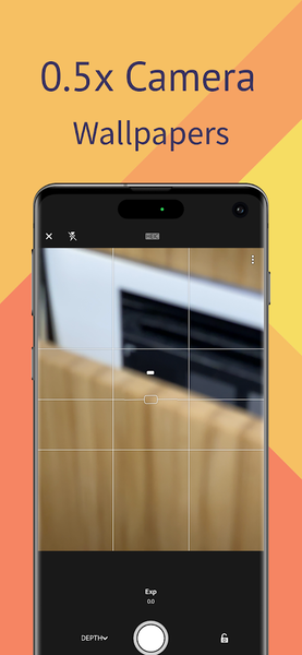 0.5x camera - Image screenshot of android app