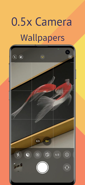 0.5x camera - Image screenshot of android app