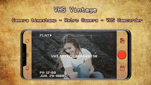 VHS Camcorder Camera - Timestamp Video - عکس برنامه موبایلی اندروید