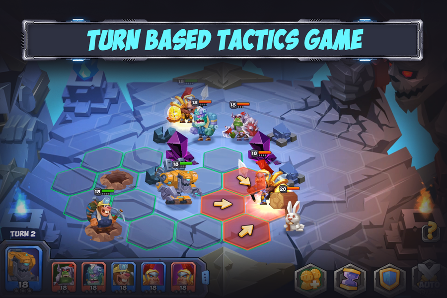 Tactical Monsters Rumble Arena -Tactics & Strategy - عکس بازی موبایلی اندروید