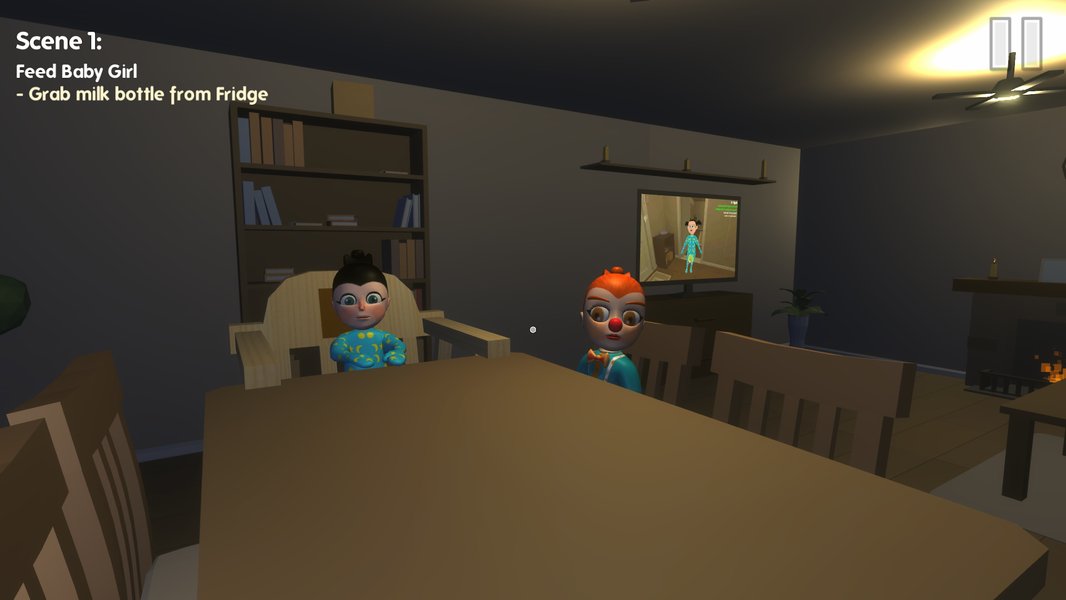 Scary Baby Kids 2: Horror Simu - Gameplay image of android game