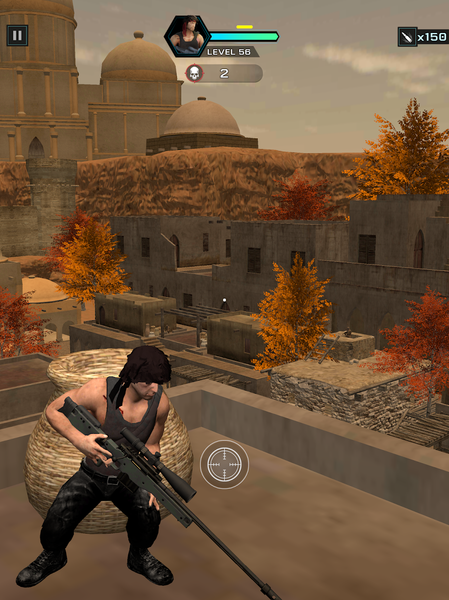 Camouflage Attack: Sniper Game - Gameplay image of android game