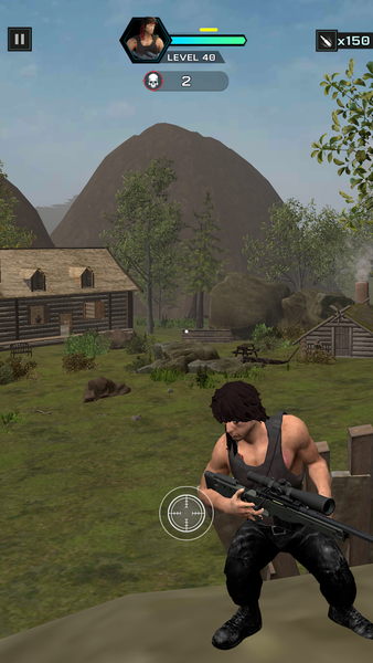 Camouflage Attack: Sniper Game - Gameplay image of android game