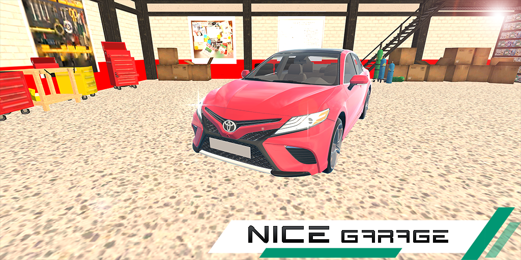 Camry Drift Car Simulator Game - Gameplay image of android game