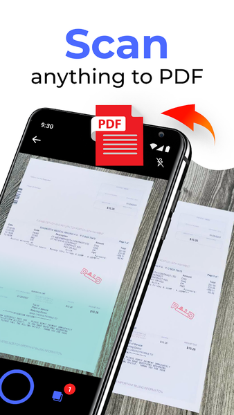 PDF Scanner & PDF Reader App - عکس برنامه موبایلی اندروید
