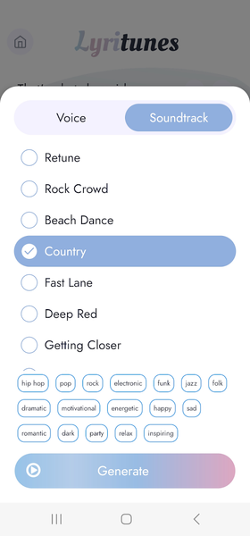 LyriTunes - Lyrics, Song Maker - Image screenshot of android app