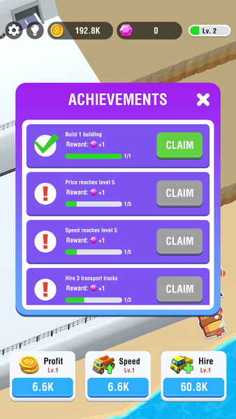 Canal Builder-Idle Game - Gameplay image of android game