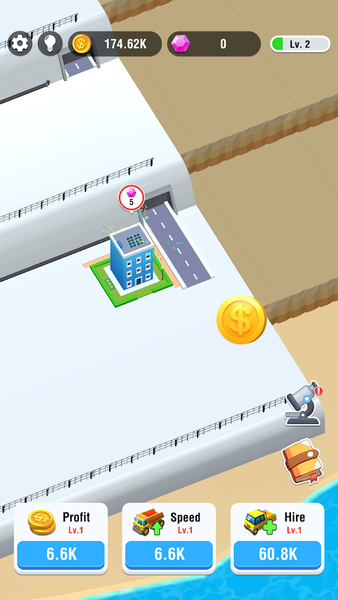 Canal Builder-Idle Game - Gameplay image of android game