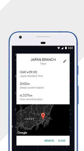 GLOBE: World clock and widget - عکس برنامه موبایلی اندروید