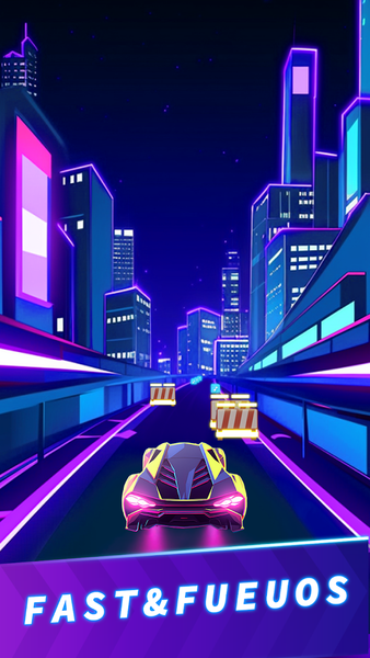 Magic Beat Racing music game - Gameplay image of android game