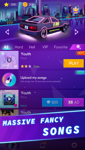 Magic Racing music game - عکس بازی موبایلی اندروید