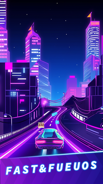 Magic Beat Racing :music&car - Gameplay image of android game