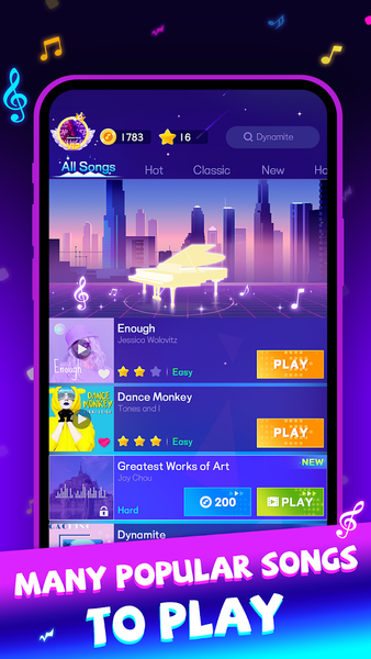 Magic Piano Star:EDM Music - Gameplay image of android game