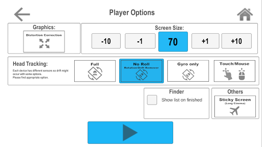 AAA VR Cinema Cardboard ۳D SBS - عکس برنامه موبایلی اندروید