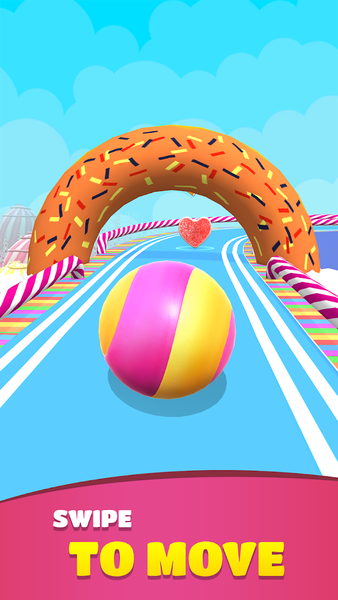 Candy Ball Run - Rolling Games - عکس بازی موبایلی اندروید